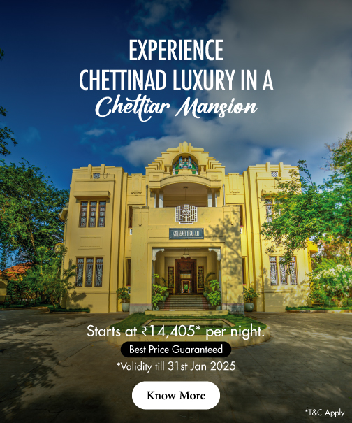 Chettinad luxury in a Chettiar Mansion